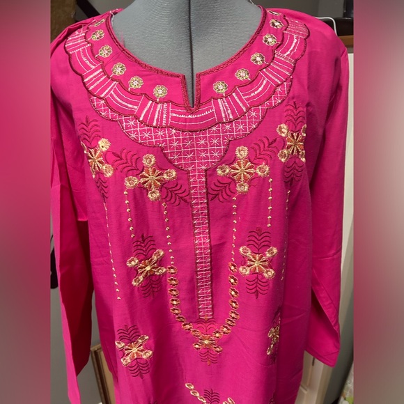 NWOT Pink Saidi Belly Dance Dress. Size Large. - Picture 4 of 6